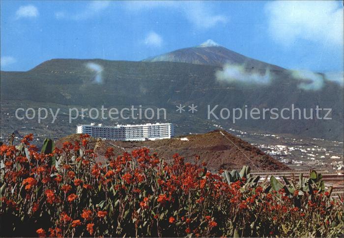 Puerto de la Cruz Hotel Las Aguilas panoramica del valle y Teide Vulkan