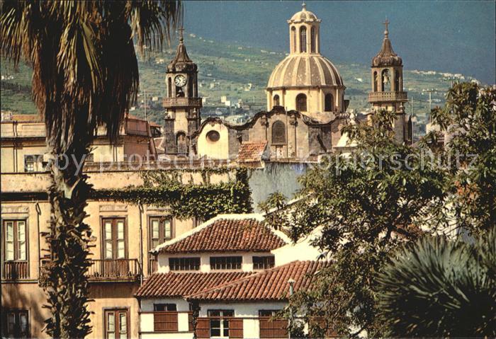La Orotava Cupula y torres de la iglesia de La Concepcion Kuppel Kirche