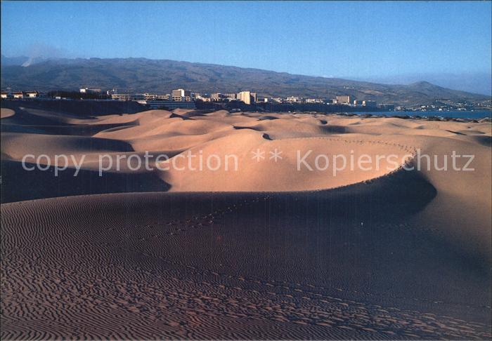 Maspalomas Atardecer Panorama Sonnenuntergang Wueste