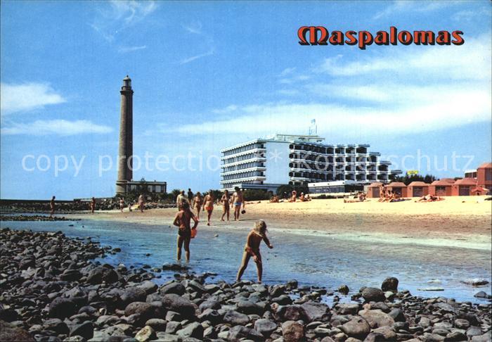 Maspalomas Playa Strand Leuchtturm Hotel