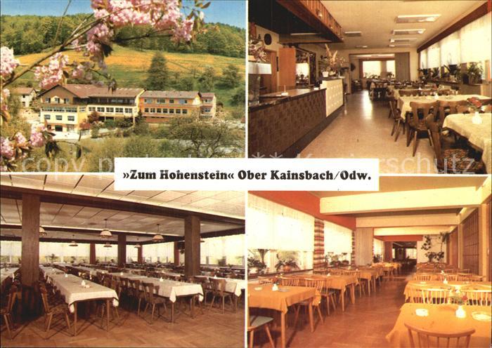 Ober-Kainsbach Gasthaus Cafe Pension Zum Hohenstein Saal Restaurant Baumbluete