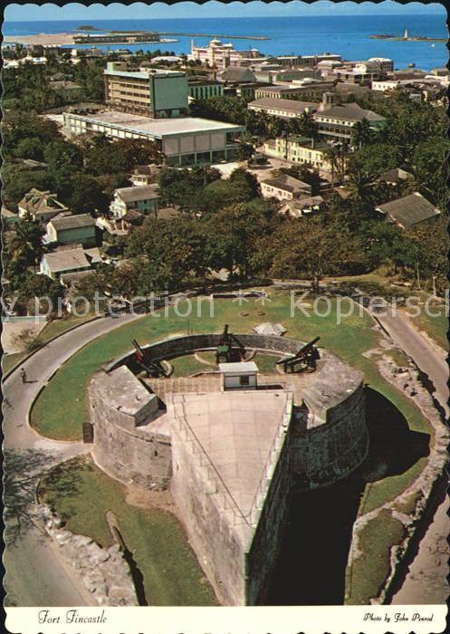 Nassau Bahamas Fort Fincastle built in 1793 on Bennets Hill aerial view