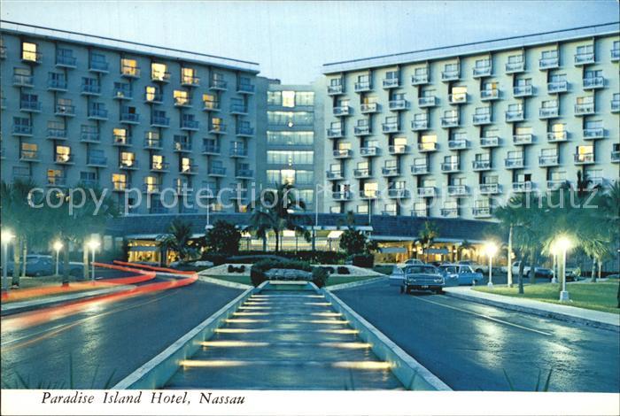 Nassau Bahamas Paradise Island Hotel Casino Night Clubs at night