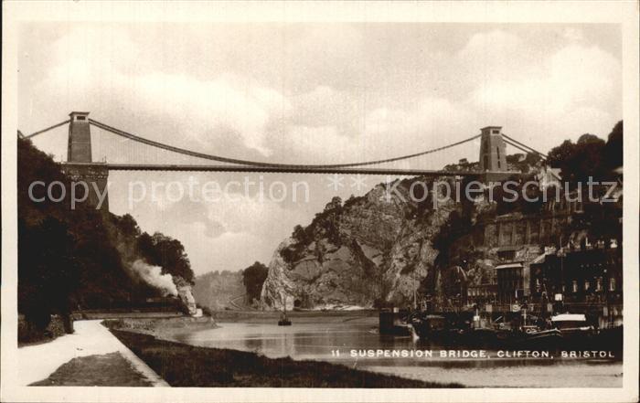 Bristol UK Haengebruecke Clifton