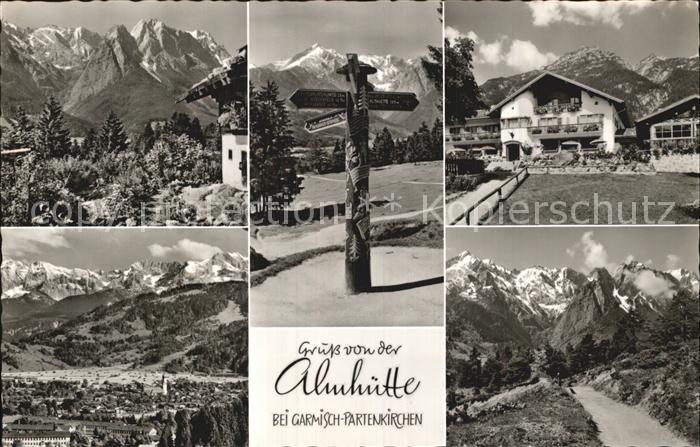 GARMISCH-PARTENKIRCHEN Bayern Almhuette Panoramen