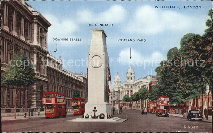 London Whitehall Downing Street Cenotaph Scotland Yard