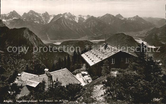 Fuessen Allgaeu Tegelberghaeuser