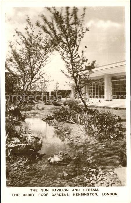 London Sun Pavillion and Stream