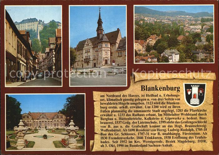 Blankenburg Harz Schloss Rathaus Kleines Schloss