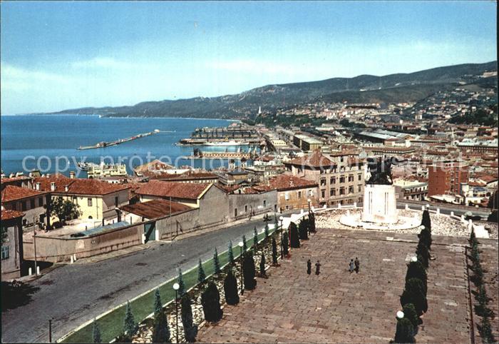 Trieste Panorama Monument Caduti