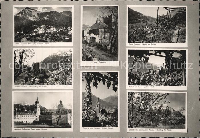 Meran Merano Dorf Tirol Kirche Castello Fontana San Zeno Johanneum