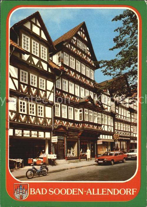 Bad Sooden-Allendorf Fachwerkhaeuser Kirchstrasse