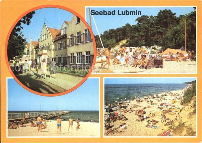 Lubmin Ostseebad Strand Ortsansicht