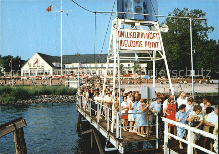 HAMBURG  CITY Schiffsbegruessungsanlage Willkommhoeft