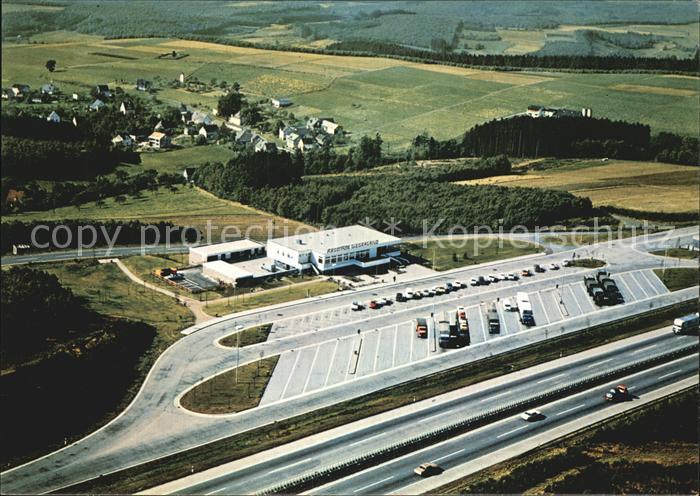 Freudenberg Westfalen Autobahn Raststaette Siegerland West Luftbild