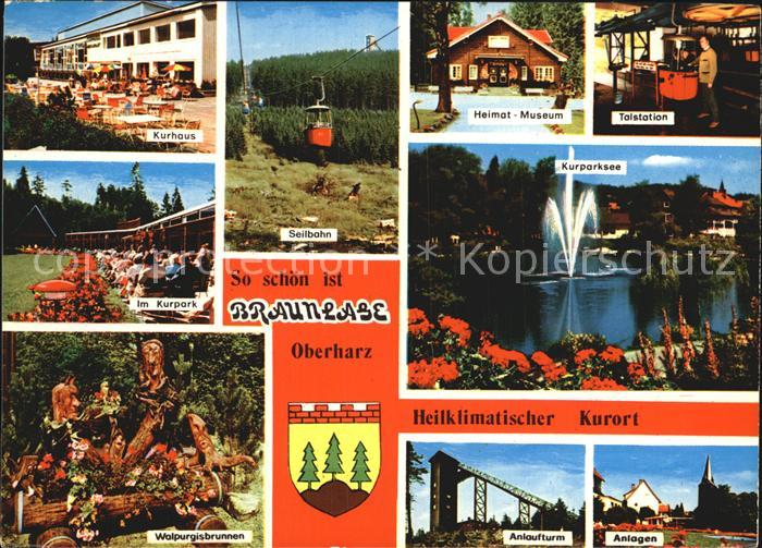 Braunlage Harz Kurhaus Heimatmuseum Seilbahn Walpurgisbrunnen Kurpark