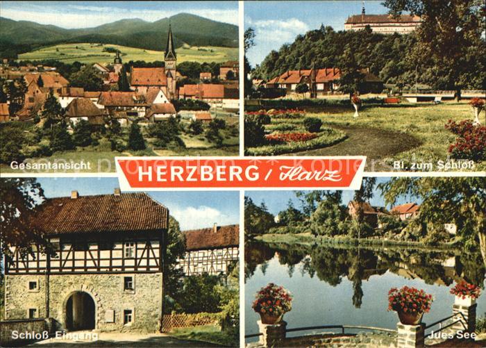 Herzberg Harz Schloss Jues See Panorama