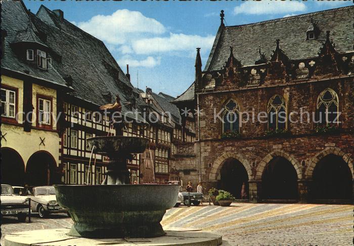 GOSLAR Harz Niedersachsen Marktbrunnen