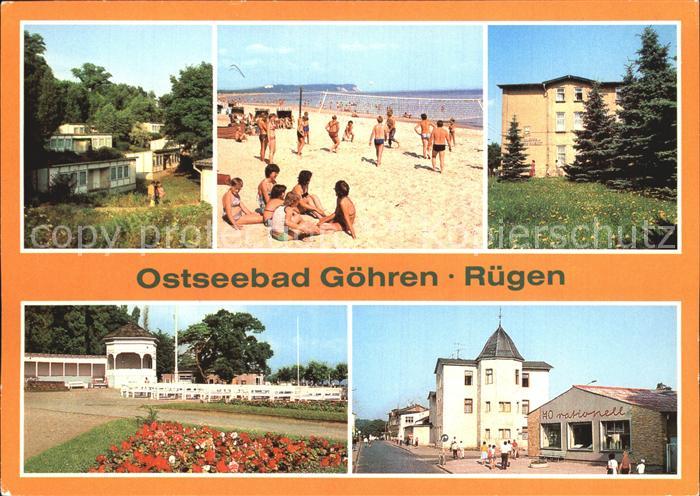 Goehren Ruegen Ostseebad Strand FDGB Erholungsheim Konzertgarten
