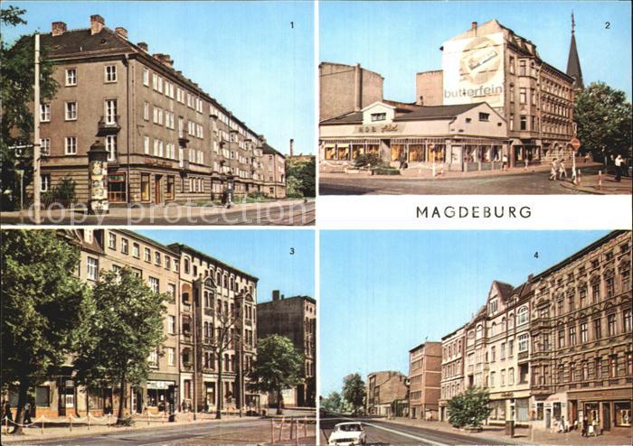 MAGDEBURG  CITY Eiskellerplatz Olvenstedter Halberstaedter Strasse