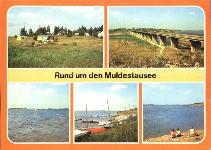 Friedersdorf Bitterfeld MuldestauseeZeltplatz Neue Bruecke