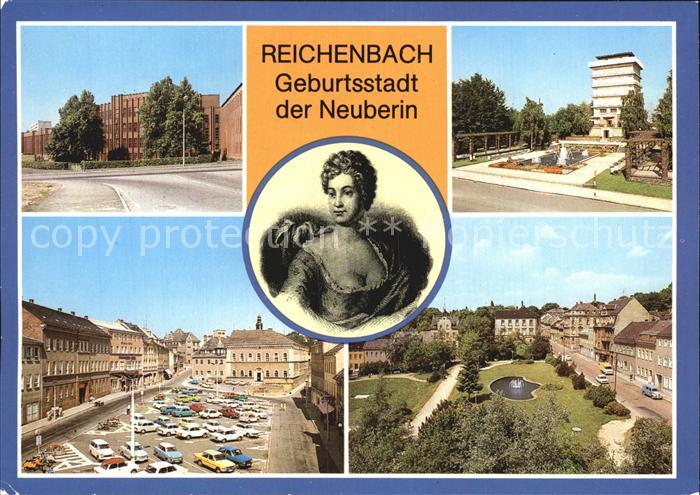 Reichenbach Vogtland Geburtsstadt Neuberin Wasserturm Markt
