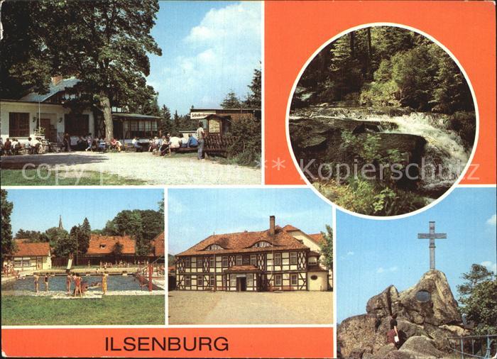 Ilsenburg Harz Gaststaette Plessenburg Ilsenfaelle Bad FDGB Gaststaette