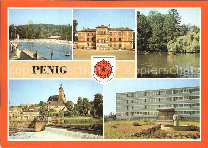 Penig Freibad Hans Beimler Oberschule Naturpark Koebe