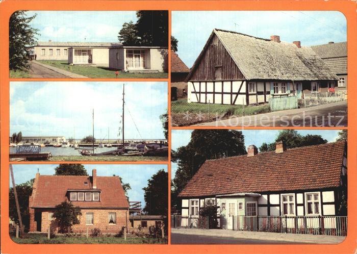 Grambin Moenkebude Hafen Strandhalle Vogelsang Schlossschmiede