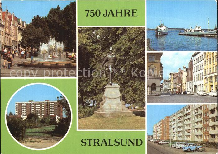 Stralsund Mecklenburg Vorpommern Muehlenstrasse Heinrich Heine Ring Ossenreyer S