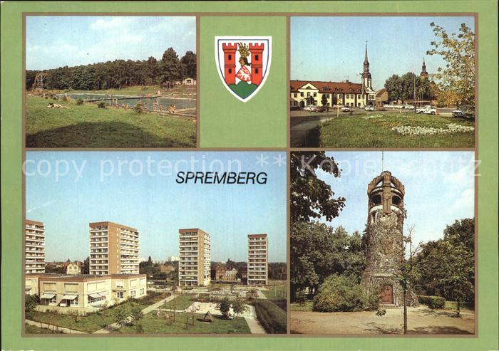 Spremberg Niederlausitz Freibad Markt Georgenbergturm