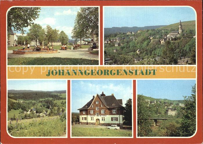Johanngeorgenstadt Platz des Bergmanns Unterjugel Jugendherberge Ernst Schneller