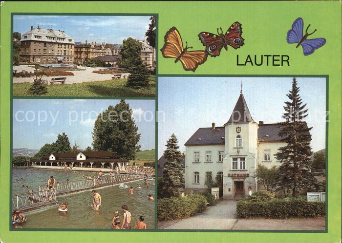 Lauter Bernsbach Markt Freibad Rathaus
