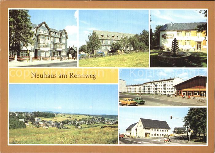 Neuhaus Rennweg Erholungsheim Ernst Thaelmann VEB Leuna Werke Tannenzapfenbrunne