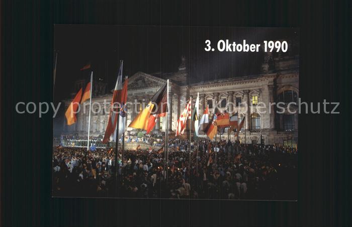 BERLIN  CITY Reichstag 3 Oktober 1990