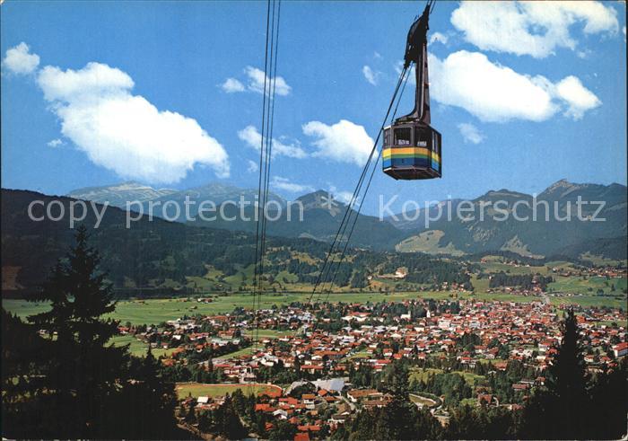 Oberstdorf Nebelhorn Grosskabinen Seilbahn Hoher Ifen