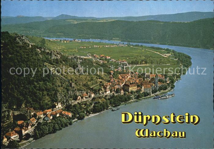 Duernstein Wachau Luftaufnahme