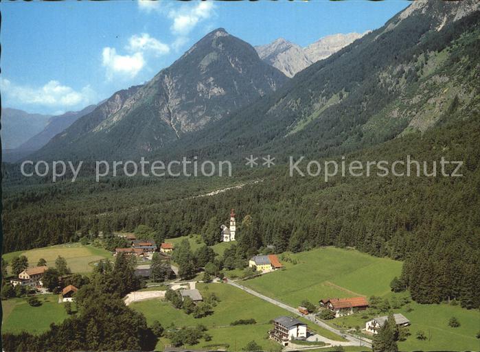 Gnadenwald Sankt Martin Luftaufnahme