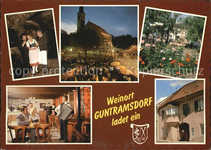 Guntramsdorf Weinort Kirche Abendstimmung