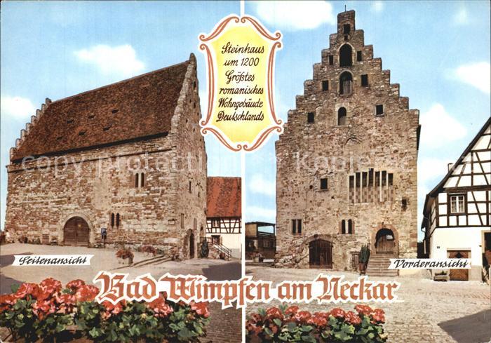 Bad Wimpfen Steinhaus romanisches Wohngebaeude