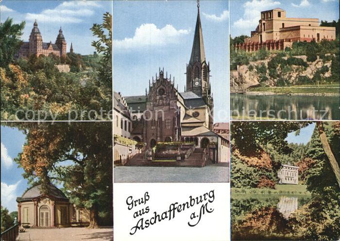 Aschaffenburg Main Schloss Stiftskirche Pompejanum Schoenbusch Schloesschen