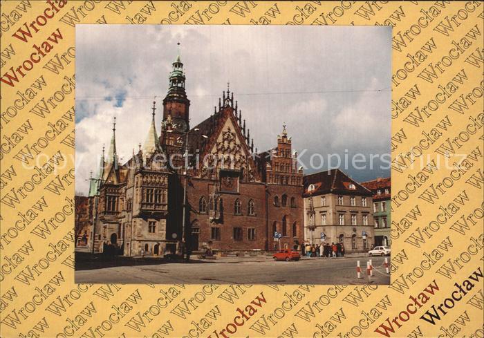 Wroclaw Rathaus Buergerhaeuser