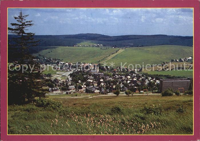 Oberwiesenthal Erzgebirge Kurort Panorama
