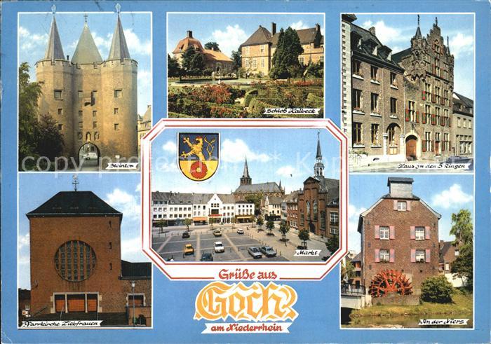 Goch Schloss Halbeck Haus zu den 5 Ringen Niers Pfarrkirche Liebfrauen