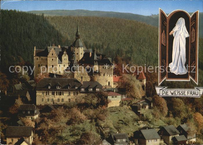 Lauenstein Oberfranken Burg Die Weisse Frau