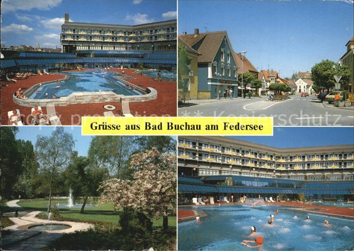 Bad Buchau Federsee Schwimmbad Hotelanlage Park