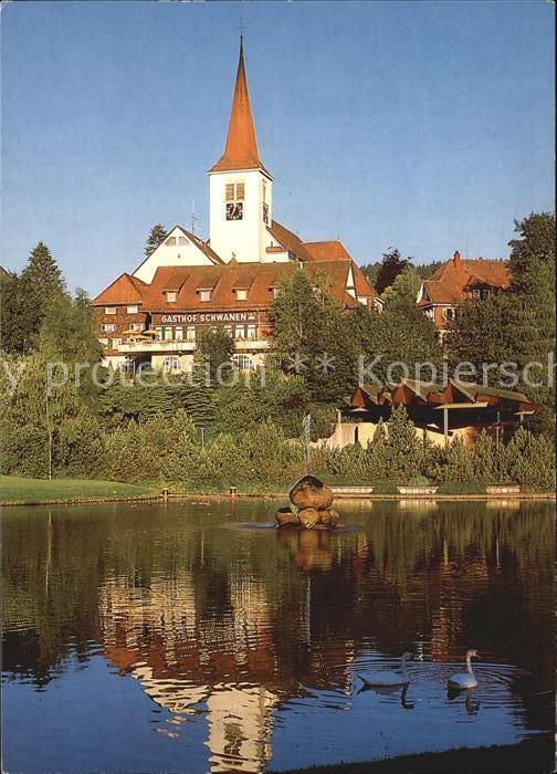Schonach Schwarzwald Kirche Gasthof Schwanen
