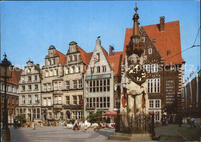 BREMEN  CITY Marktplatz Roland