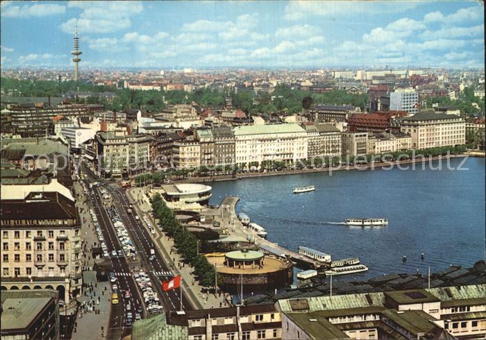 HAMBURG  CITY Jungfernstieg Binnenalster