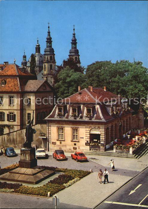FULDA Hessen Bonifatius Denkmal Hauptwache Dom